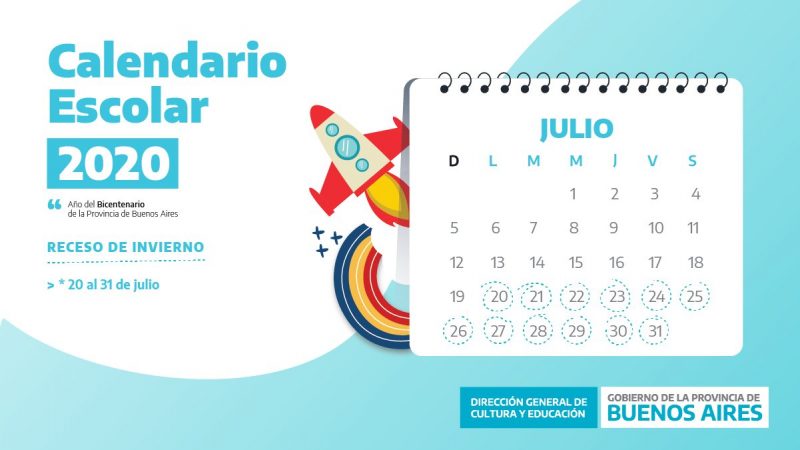 Calendario escolar 2021 argentina 6