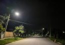Más barrios bahienses suman iluminación con tecnología LED