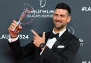 Novak Djokovic le ganó a Messi el Premio Laureus 2024 al mejor deportista del año