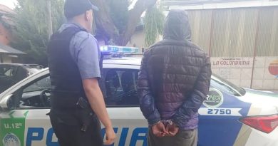 Un joven de Bahía Blanca era buscado en Bariloche por robo y lo capturaron en El Bolsón