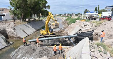 El municipio informó que continúan los trabajos en los puentes de Don Bosco y Pampa Central