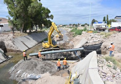 El municipio informó que continúan los trabajos en los puentes de Don Bosco y Pampa Central