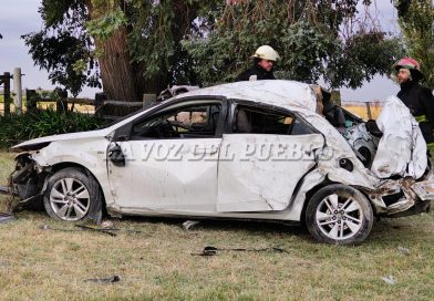 Dos fallecidos en un siniestro vehicular cerca de Gonzales Chaves