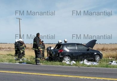 Choque en la ruta 3: dos bahienses heridos