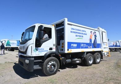 Se incorporaron ocho nuevos camiones para reforzar la recolección de residuos