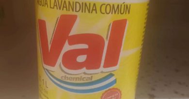 Prohíben uso y comercialización de una lavandina por falta de registro