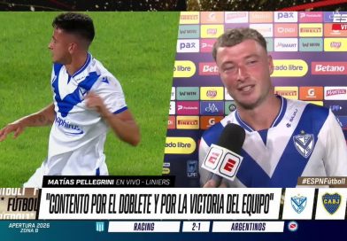 La emotiva explicación de Matías Pellegrini por su festejo en el gol ante Boca