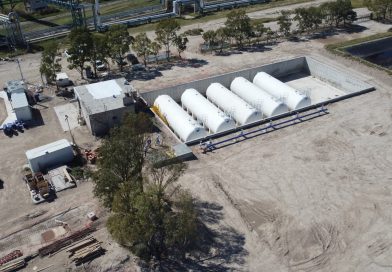 La renovación de la red de agua potable en Galván tiene un avance del 80%