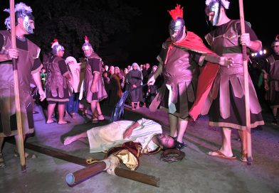 [FOTOS] Sauce Grande fue escenario del Vía Crucis Viviente