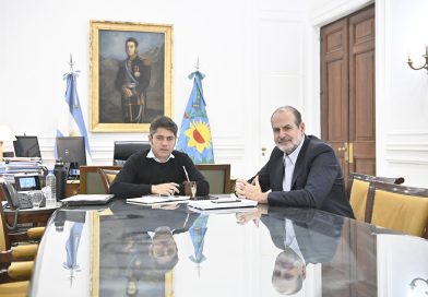 Obras, inversiones y economía nacional: los temas que repasaron Kicillof y Susbielles