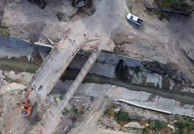 Avanza la obra del nuevo puente en Pampa Central