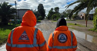 Temporal: daños materiales sobre la costa de Pehuen Co y once evacuados en Villa del Mar