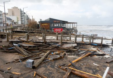 Monte Hermoso avanza con el relevamiento de los sectores afectados por la ciclogénesis