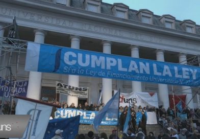 [VIDEO] La Marcha Universitaria también se realizó en Bahía Blanca