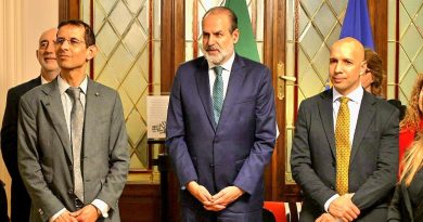 Reinauguraron el subsuelo del consulado de Italia afectado por la inundación