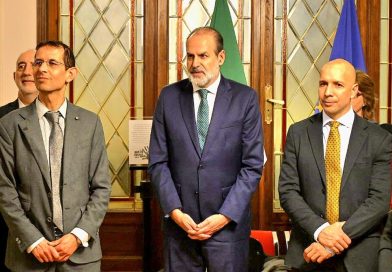 Reinauguraron el subsuelo del consulado de Italia afectado por la inundación