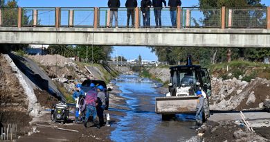 Canal Maldonado: la Provincia avanza con la construcción del nuevo puente sobre Pampa Central
