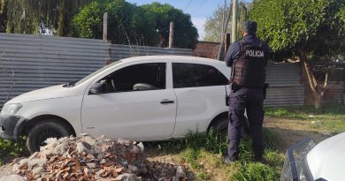 Hallaron en Bahía un auto con pedido de secuestro por hurto en Mar del Plata