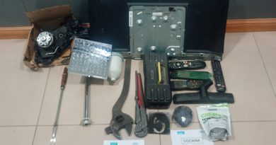 Tres aprehendidos tras un allanamiento por un robo en una vivienda
