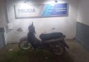 Aprehendieron a dos menores que circulaban en una moto robada