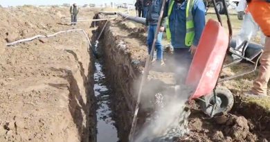 Avanzan las obras hídricas e hidráulicas en General Cerri
