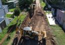 Avanza la construcción de las cisternas de agua en Bahía Blanca