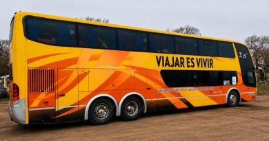 Retuvieron un micro de Viedma con 49 pasajeros en La Pampa por graves irregularidades