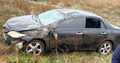 Volcó cuando viajaba hacia Bahía y dio positivo en el test de alcoholemia