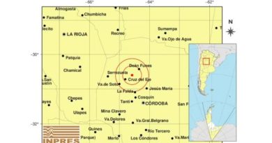 Un sismo sacudió al norte de Córdoba y se sintió en varias ciudades