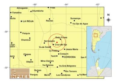 Un sismo sacudió al norte de Córdoba y se sintió en varias ciudades