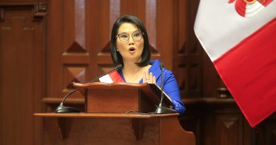 Fujimori adelanta que en los “próximos días” los militares estarán en las calles de Perú para combatir el crimen