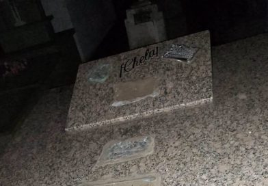 Vandalizaron tumbas en el cementerio de Rivera