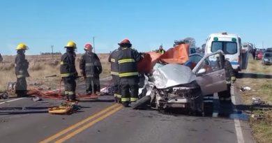 Un hombre de Bahía murió en un choque frontal en La Pampa