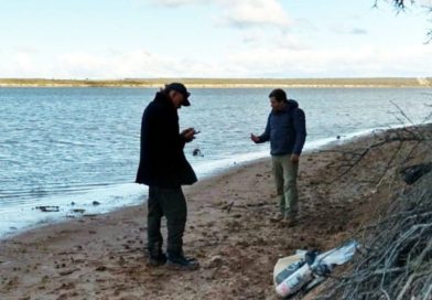Descubren restos de fósiles y arqueológicos en la laguna de Guatraché