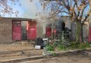 Un incendio provocó importantes destrozos en una vivienda de la ciudad