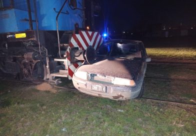 Colisionaron un tren y un auto: no hubo heridos