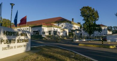 Controlaron un incendio en un depósito del Hospital Naval de Puerto Belgrano