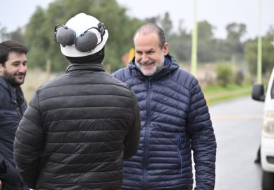 El intendente Susbielles anunció que se inicia la intervención de la calle Pacífico