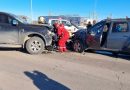 Choque frontal entre dos camionetas en Zelarrayán y la ruta 33