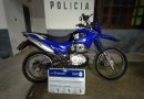 Dos adolescentes fueron aprehendidos tras robar una moto