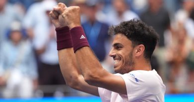 Francisco Cerúndolo busca clasificarse por primera vez para los cuartos de final del Us Open