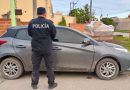 Detuvieron a un hombre en un auto robado y secuestraron herramientas de corte