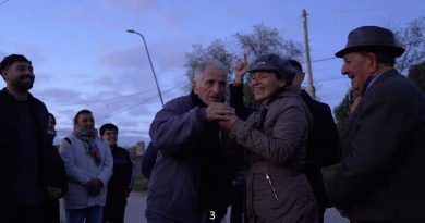 El Municipio inauguró la nueva iluminación LED en calle Tierra del Fuego