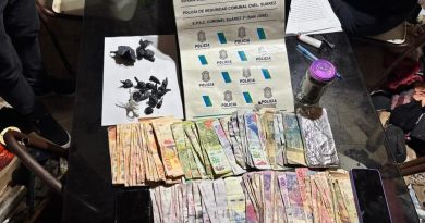Suárez: dos personas aprehendidas por tenencia de estupefacientes para la venta