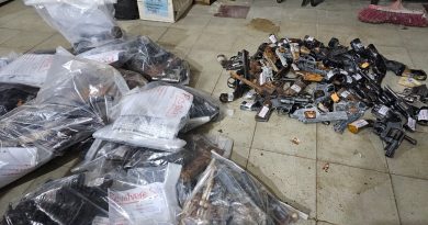 Destruyen armas secuestradas en el Departamento Judicial de Bahía Blanca
