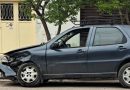 Choque entre dos autos en Garibaldi y Rivadavia